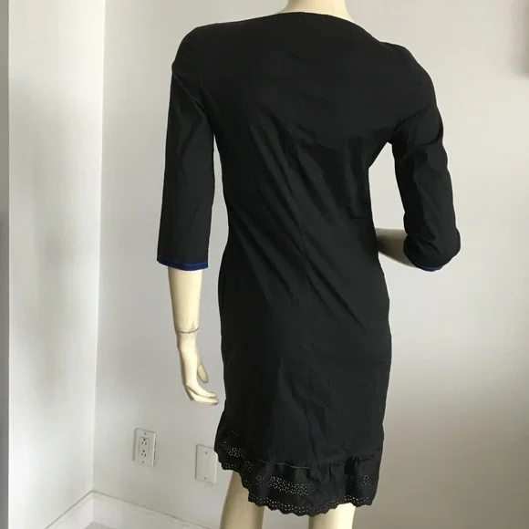 90s Miu miu quarter sleeve hook and eye closure baby doll dress - Picture 10 of 11